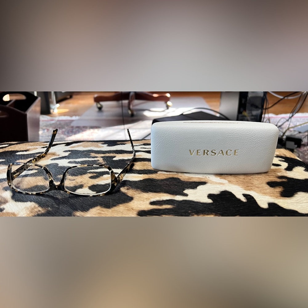 *SOLD* Versace Tortoise Eyeglasses with Case